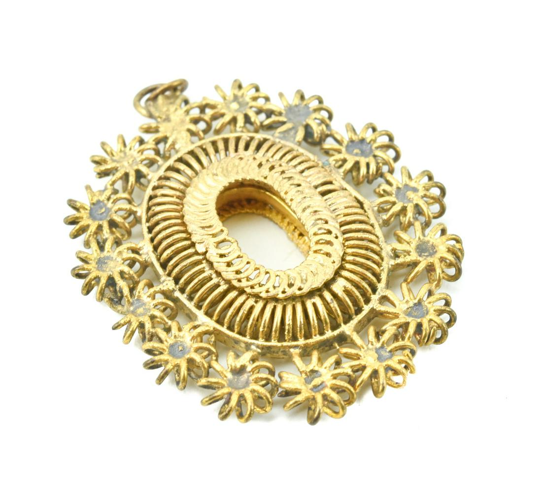 Antique Etruscan Revival Style Necklace Pendant (1 of 5)