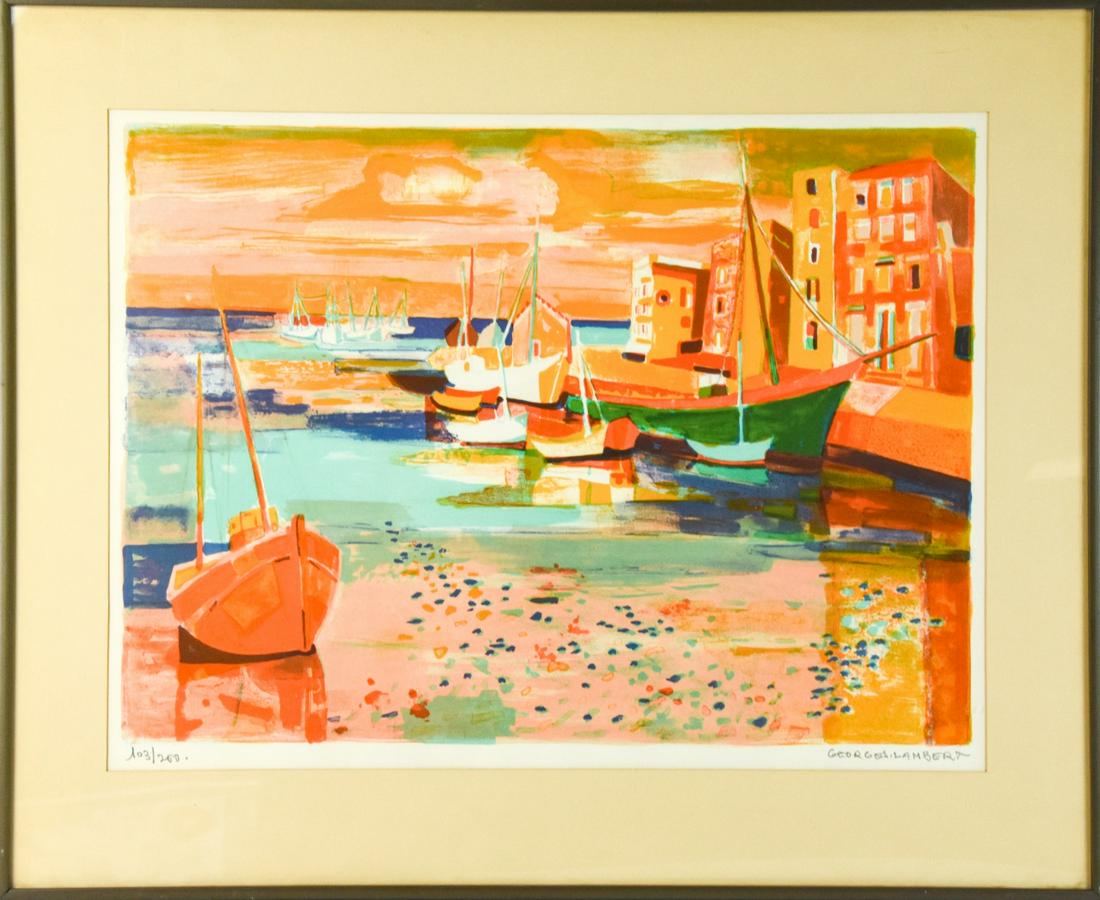 George Lambert Lithograph Signed Numbered (1 of 9)