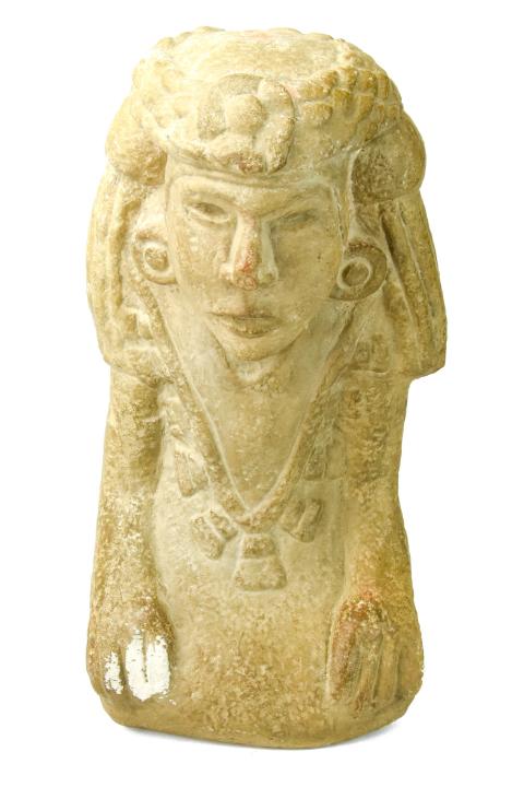 Pre Columbian Style Terracotta Garden Statue (1 of 7)