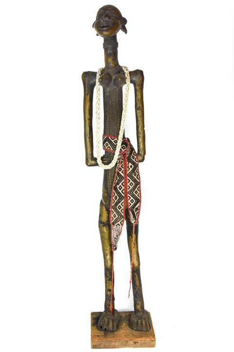 Life Size African Bronze Fertility Statue (1 of 8)