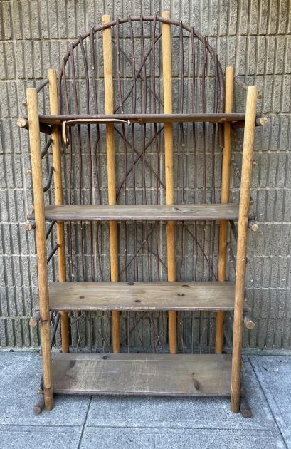 Rustic Adirondack 4 Shelf Bookcase (1 of 5)