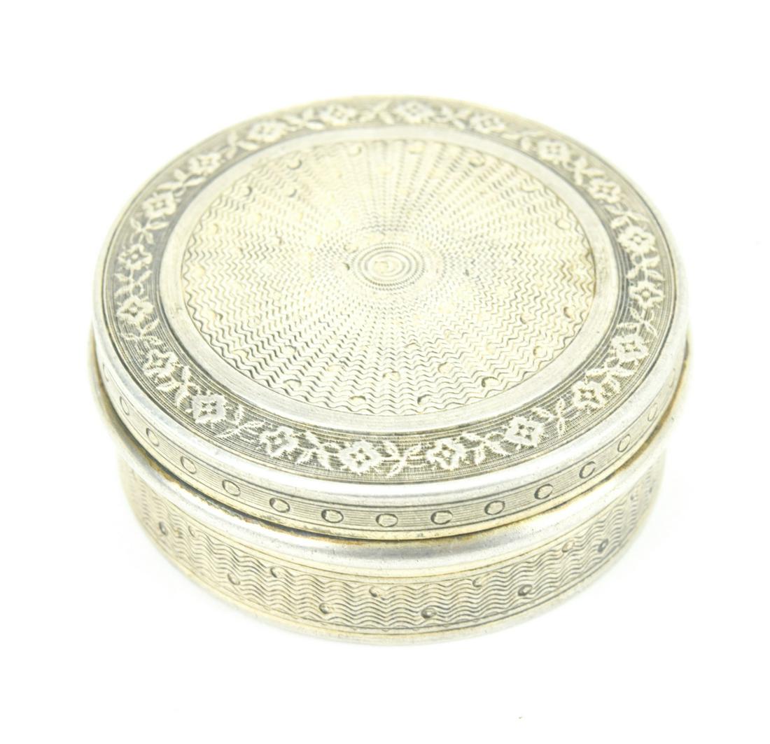 Antique Art Deco Era Sterling Pill or Snuff Box (1 of 7)