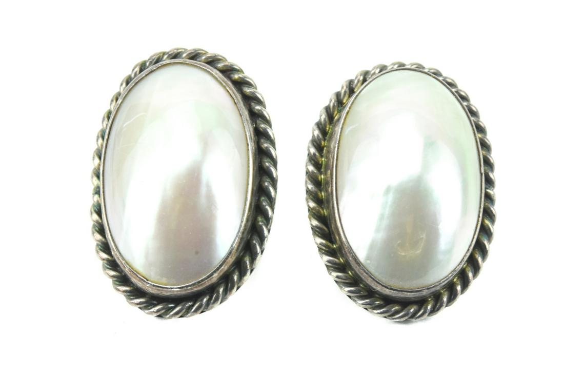 Native American Sterling Earrings by Nakai (1 of 6)