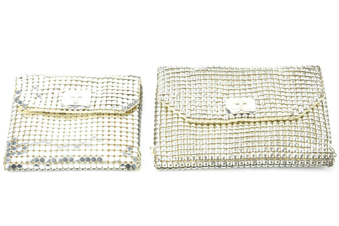 Two Mesh Metal Silver Tone Change Purses (1 of 9)