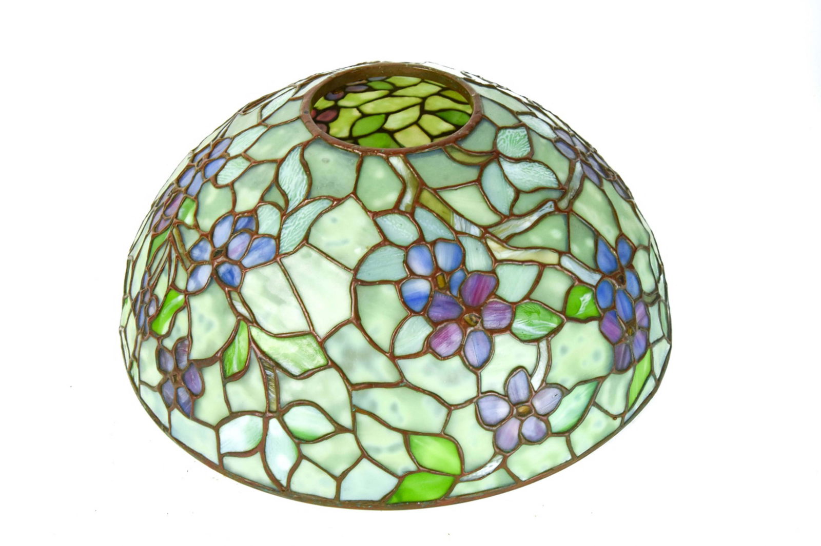 Tiffany Apple Blossom Stained Glass Lamp Shade (1 of 13)