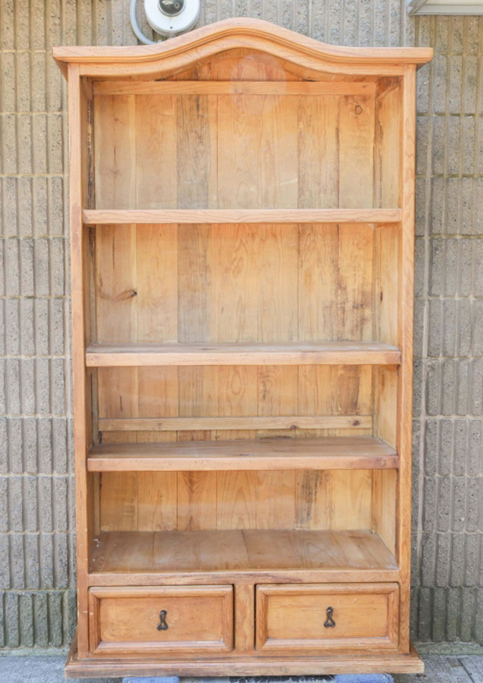 Farmhouse Pine Bookcase (1 of 6)