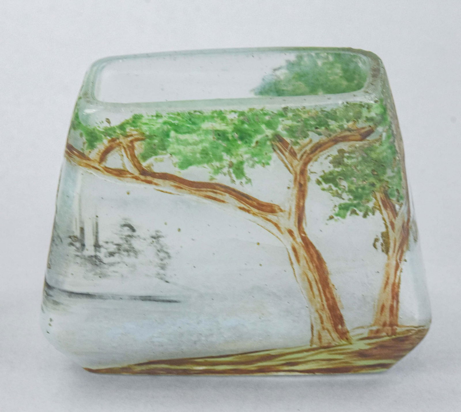 Antique Gauthier Cameo Glass Cabinet Vase (1 of 7)