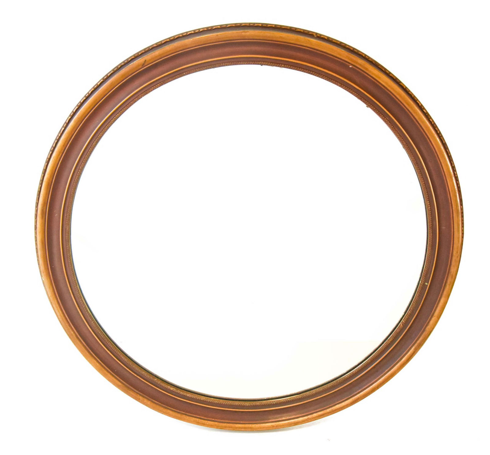 Antique American Regency Style Round Mirror (1 of 7)