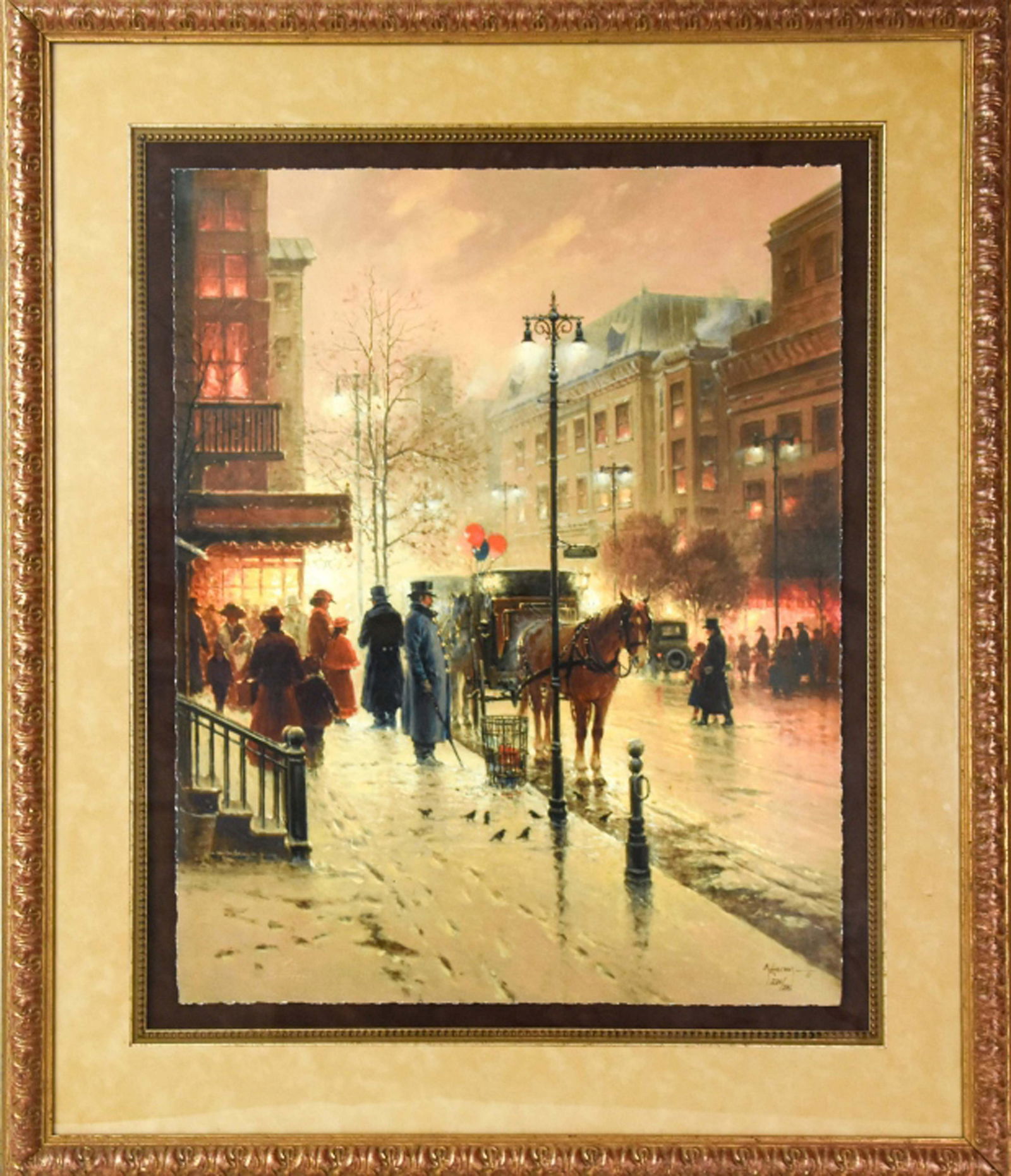 Signed Gerald Harvey Jones The Portly Porter Print (1 of 8)