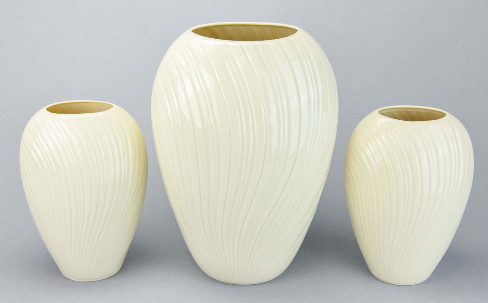 Lenox Matching Ivory Porcelain Flask Shaped Vases (1 of 9)