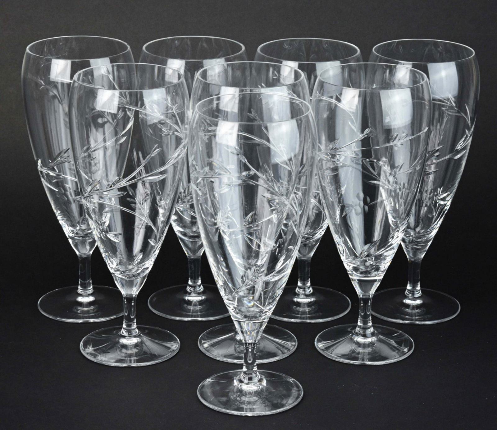 8 Lenox Crystal Oversize Water Glasses (1 of 8)