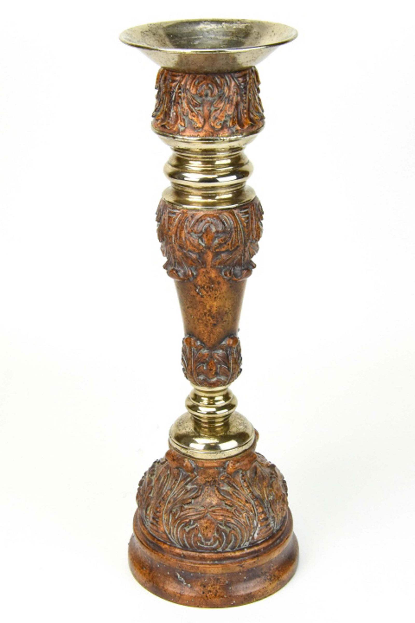 Maitland-Smith Hand Carved Candlestick (1 of 6)