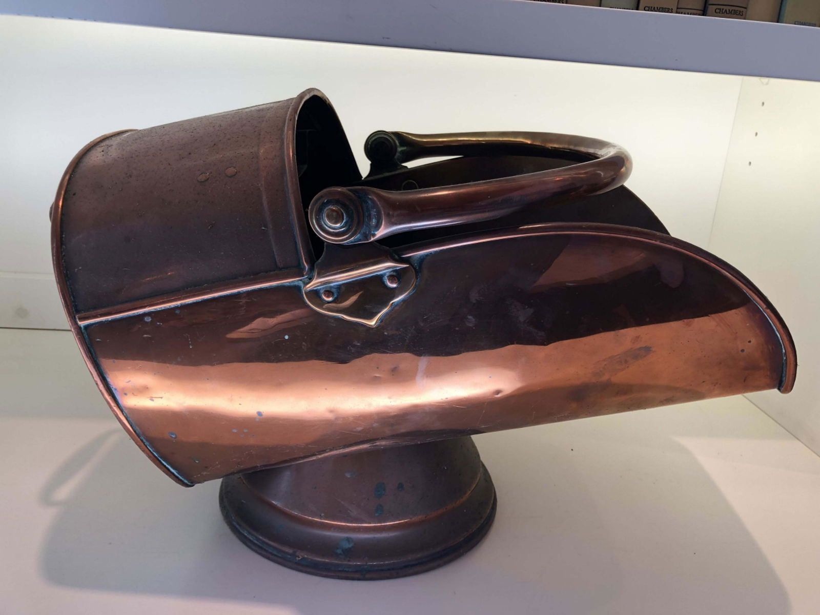 Copper Coal Scuttle and Brass Shovel (1 of 7)