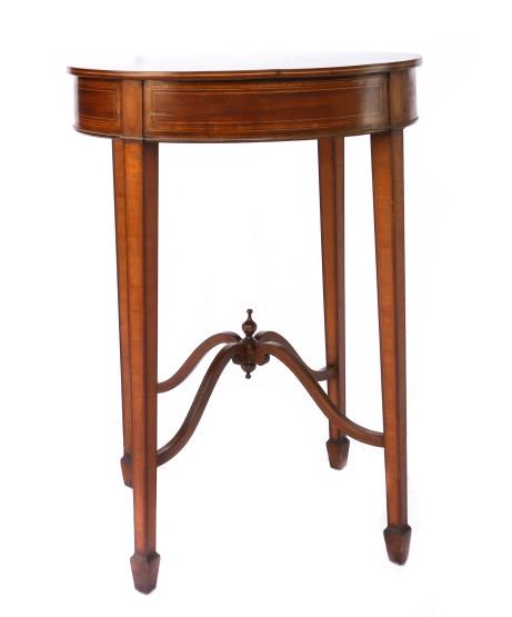 Federal Style Inlaid Occasional Table (1 of 7)