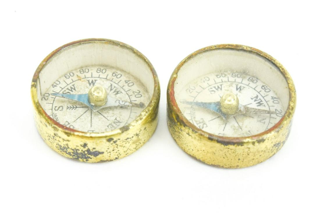 Two Antique Miniature Working Compass Cases (1 of 7)