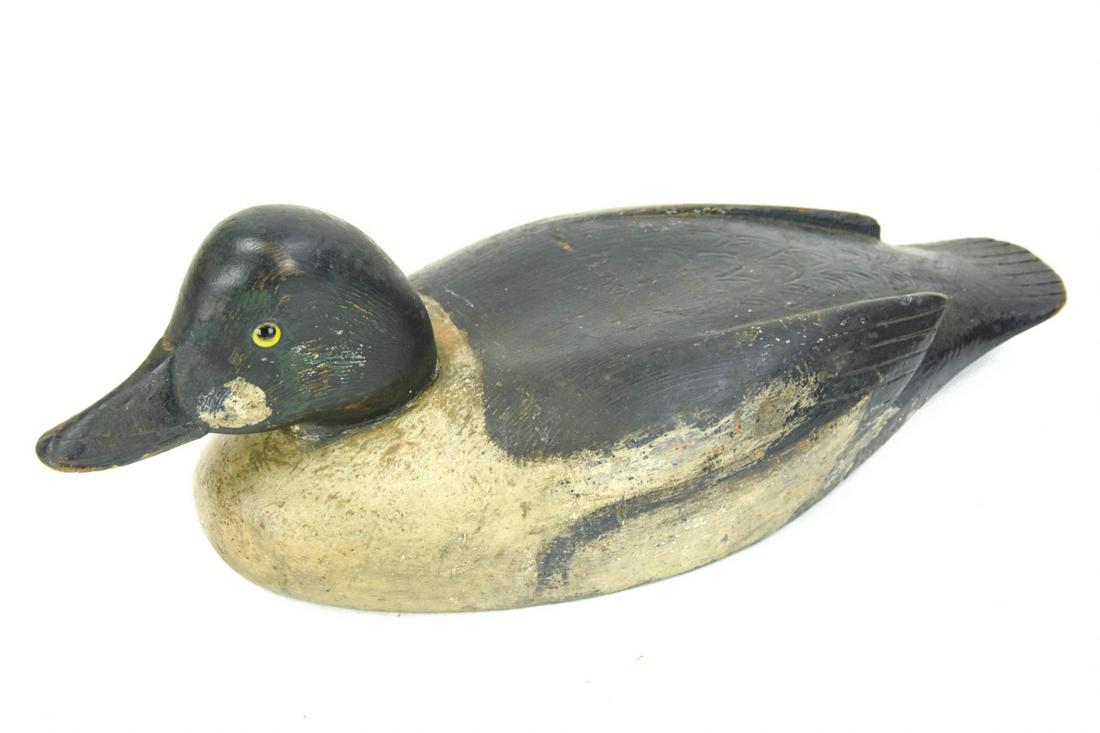 Antique Duck Decoy Drake Whistler by Davey Nichol (1 of 8)