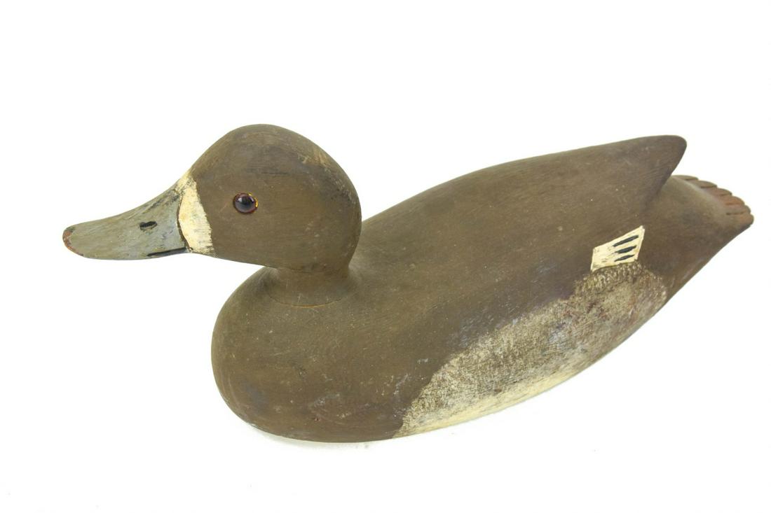 Vintage Duck Decoy Drake Broadbill by Ross Harmer (1 of 9)