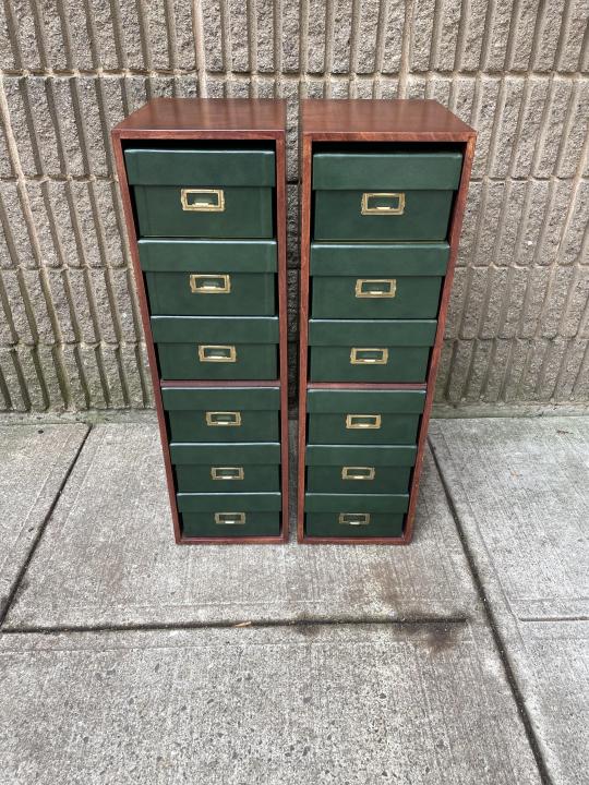 Pair Standing Photo Box Cabinets (1 of 5)