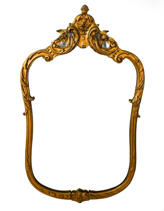 Antique Rococo Revival Gilt Wall Mirror (1 of 6)