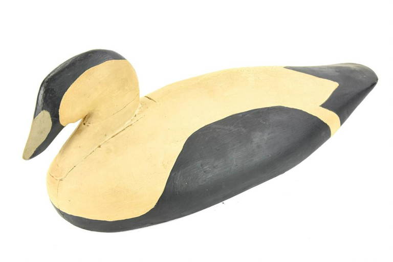 Vintage Duck Decoy Cedar Eider by Russell Gott (0338) on Sep 22, 2022