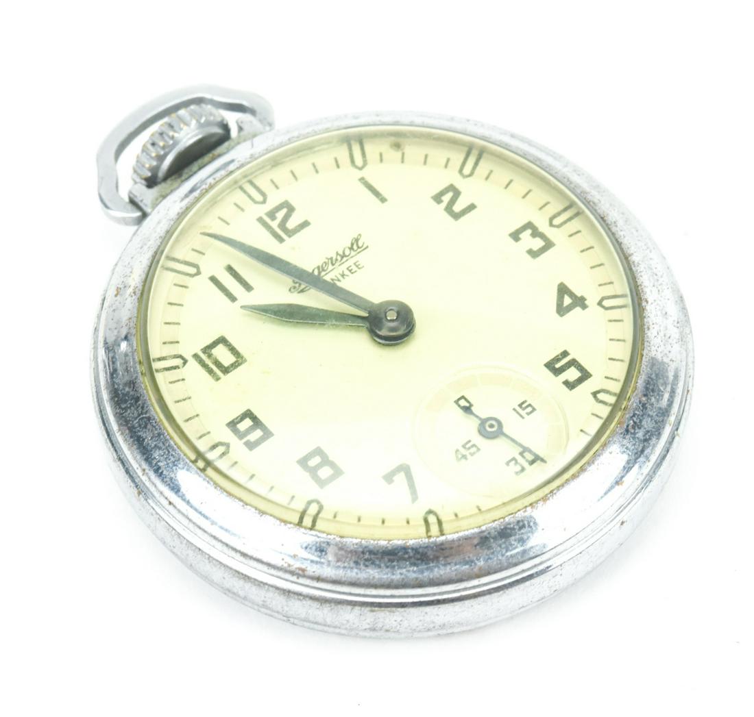 Vintage Silver Tone Pocket Watch by Ingersoll (1 of 5)