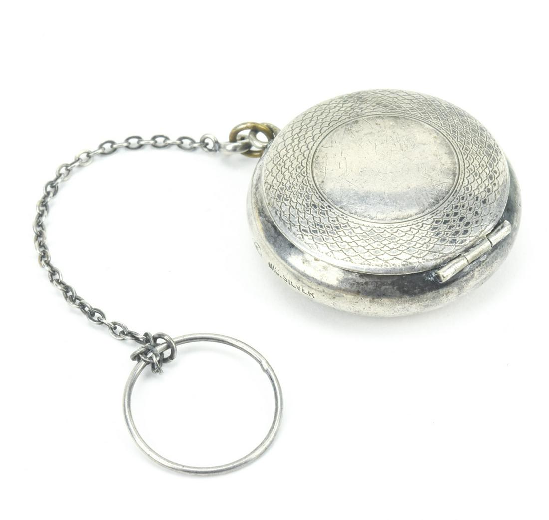 Antique Sterling Silver Chatelaine Locket Pendant (1 of 7)