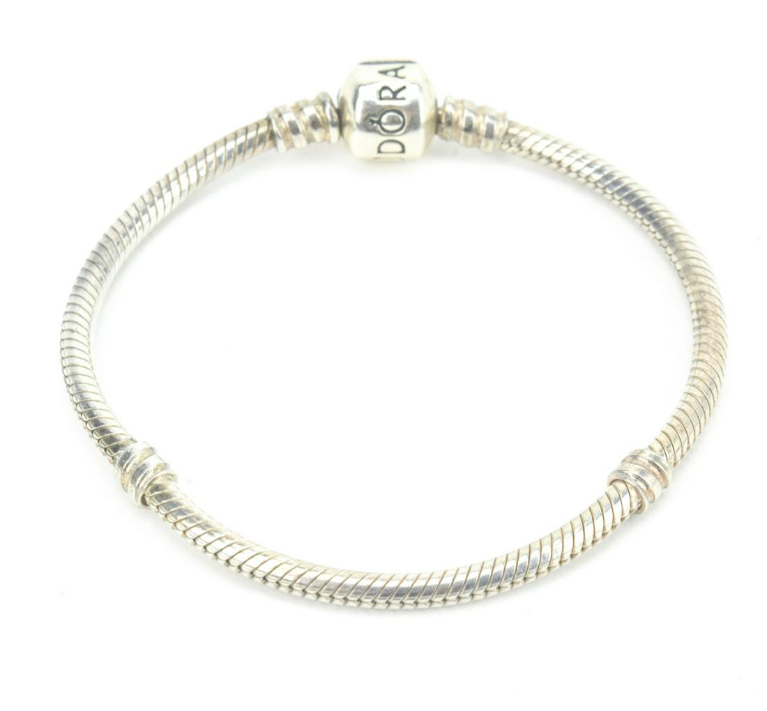 Sterling Silver Pandora Bracelet for Bead Charms (1 of 6)