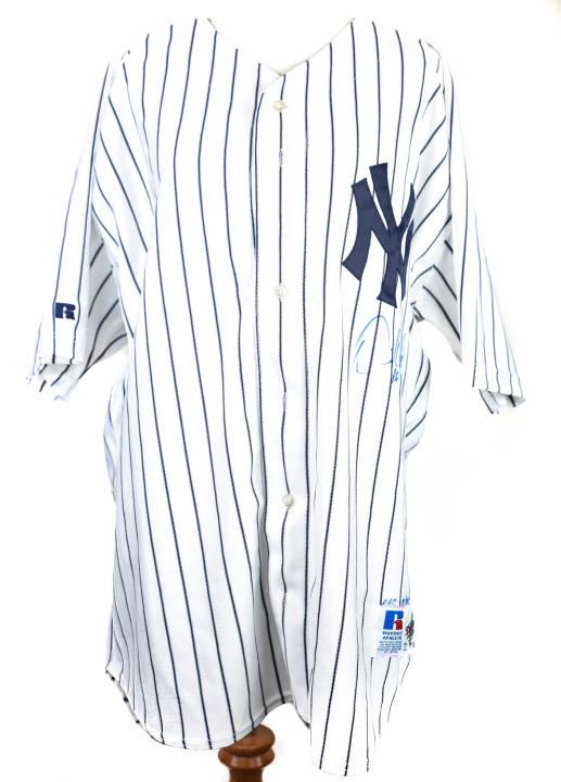 N.Y. Yankees David Webb Autographed Jersey (1 of 8)