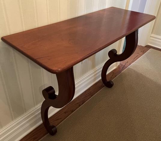 Neo Classical Style Mahogany Tone Console Table (1 of 4)