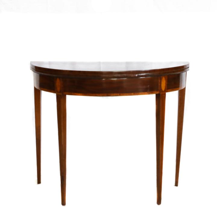 19th C Federal Mahogany Game Table (1 of 6)