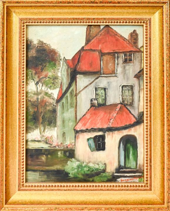 Antique Bernice Murray Oil Painting of Landscape (1 of 7)