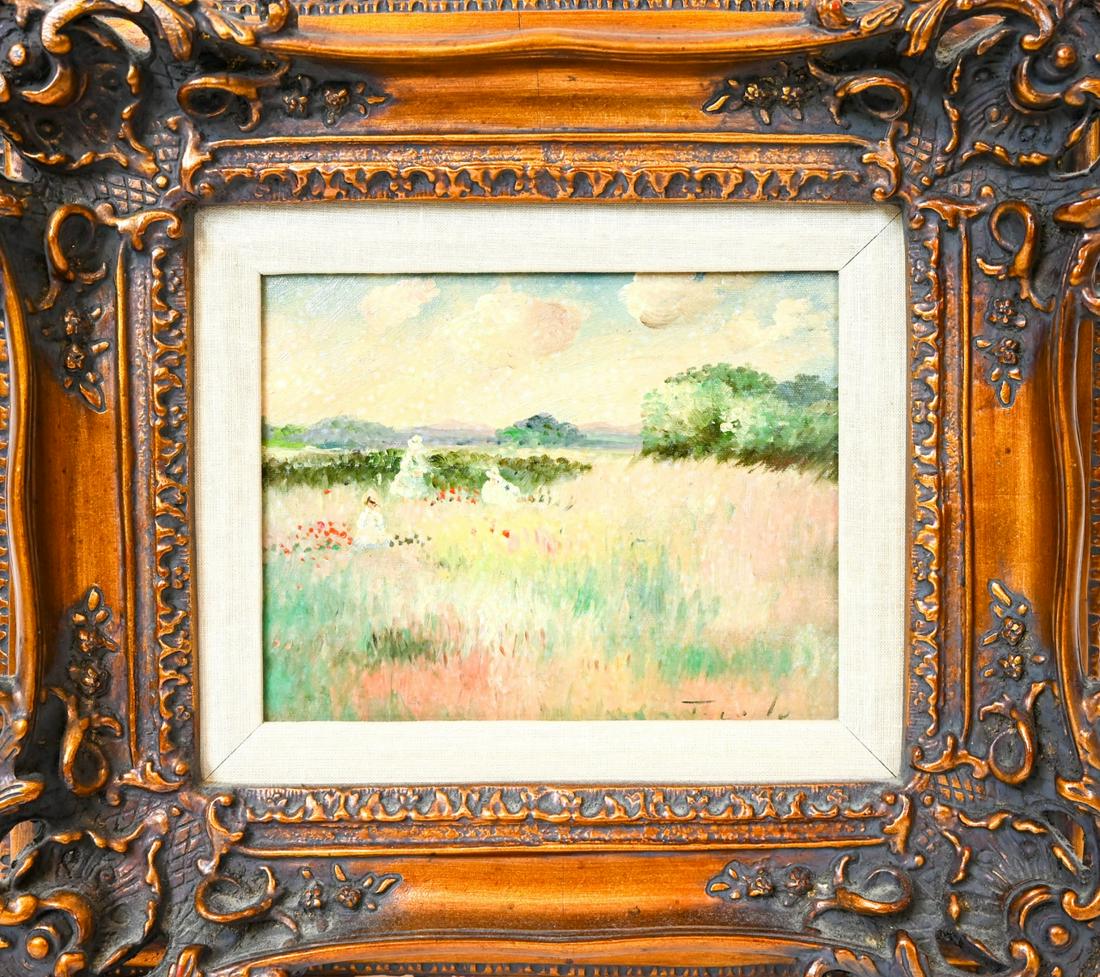 Antique Impressionist Oil Painting of Landscape (1 of 7)