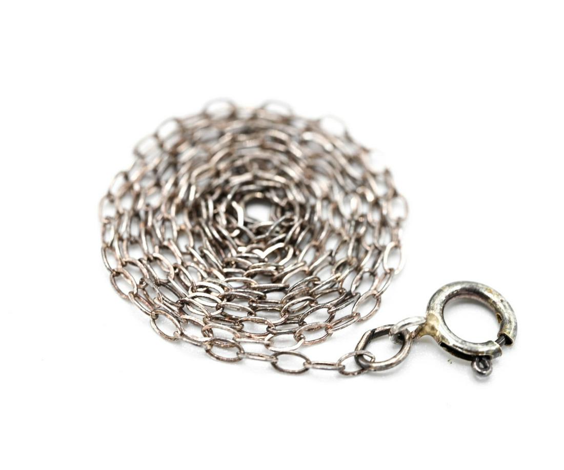 Vintage Sterling Silver Necklace Chain (1 of 7)