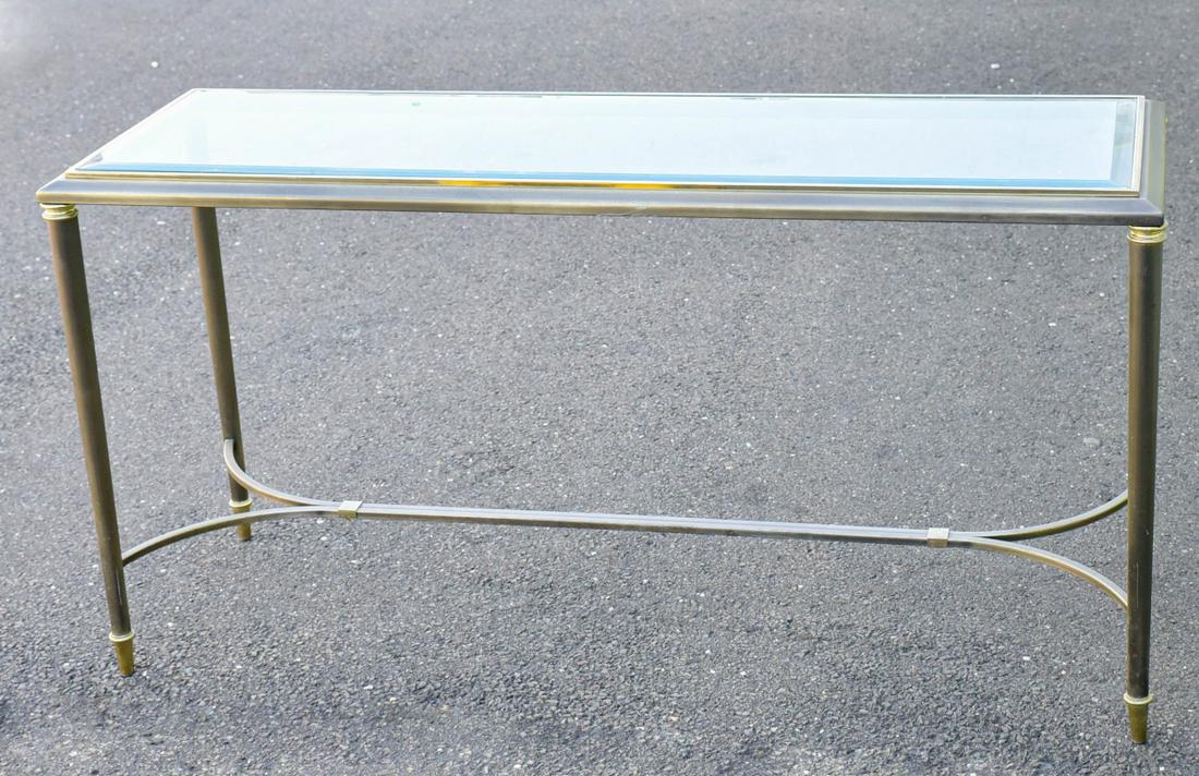 Maison Jansen Style Glass Console Table (1 of 5)