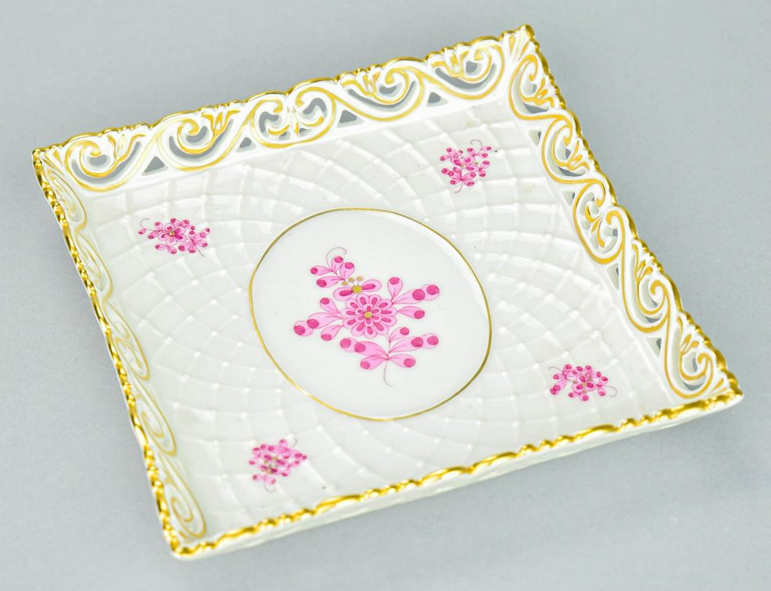 Herend Hungary Chinese Bouquet Raspberry Tray (1 of 4)