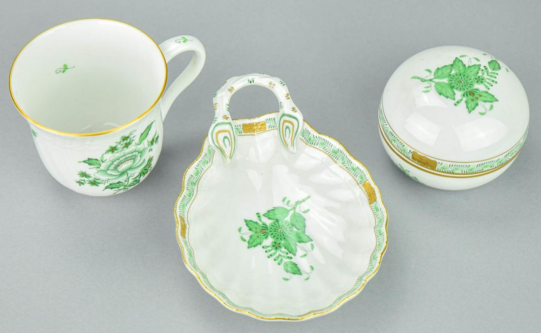 3 Herend Hungary Chinese Bouquet Table Top Items (1 of 10)