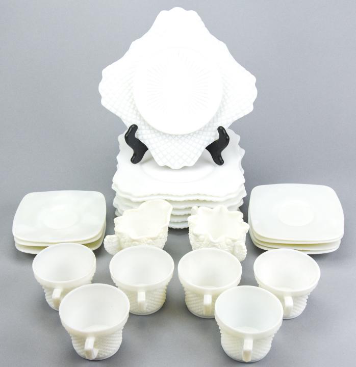 Collection Assorted Milk Glass (1 of 9)