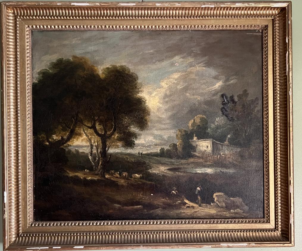 Antique Italian School Oil Painting in Gilt Frame (1 of 5)