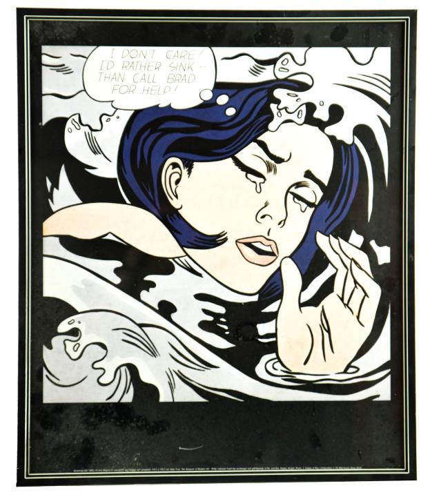 Roy Lichtenstein "Drowning Girl" 1963 Poster (1 of 5)