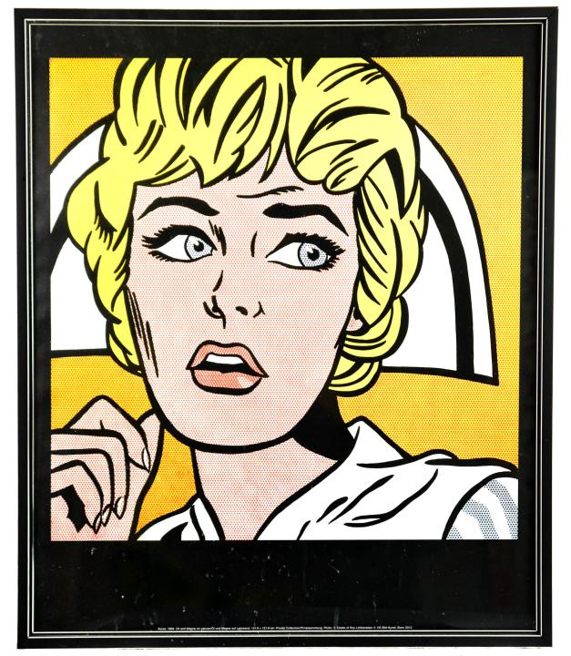 Roy Lichtenstein "Nurse" 1964 Printed Poster (1 of 6)