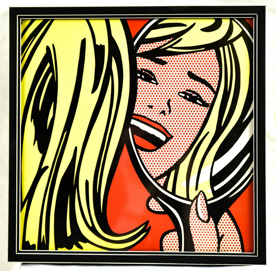 Roy Lichtenstein "Girl in Mirror" 1964 Print (1 of 5)