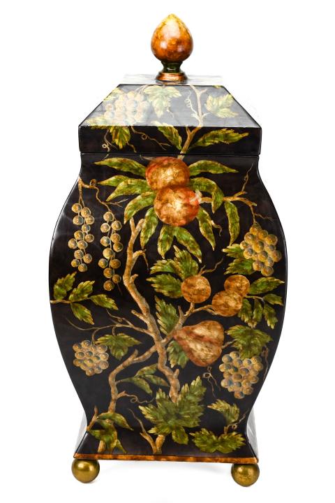 Castilian Imports Hand Painted Covered Urn (1 of 9)