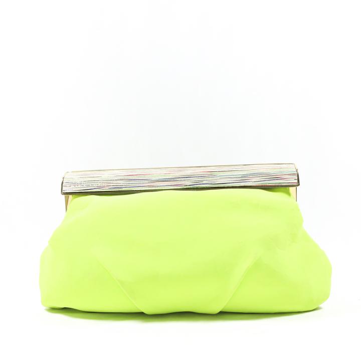 Trina Turk Neon Green Clutch (1 of 4)