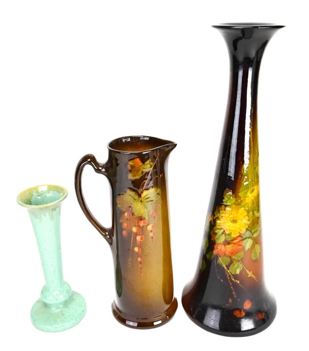 3 Rozane and Fulper Art Pottery Pieces (1 of 8)