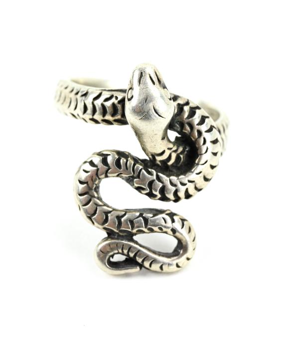Estate Sterling Silver Slithering Snake Ring (1 of 6)
