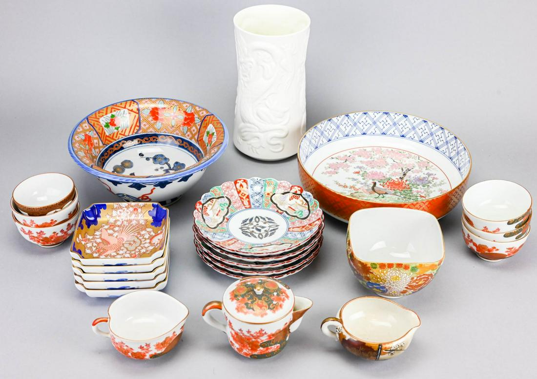 Collection Japanese Satsuma and Amari Ware (1 of 10)