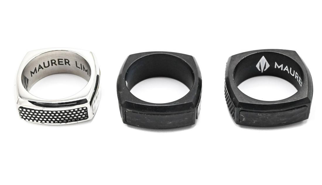 Three Men's Biker Style Rings by Maurer Limited (1 of 6)