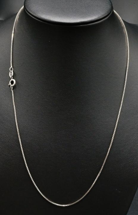 18 Inch Italian Sterling Box Link Necklace Chain (1 of 8)