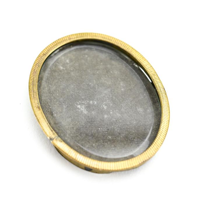 Antique C 1800 Georgian Era Mourning Locket Frame (1 of 6)