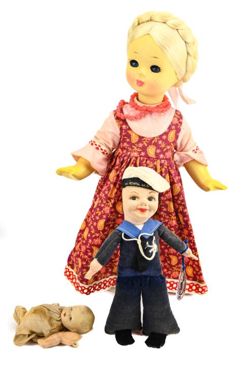 Vintage Fabric Norah Wellings Sailor Doll Etc (1 of 10)